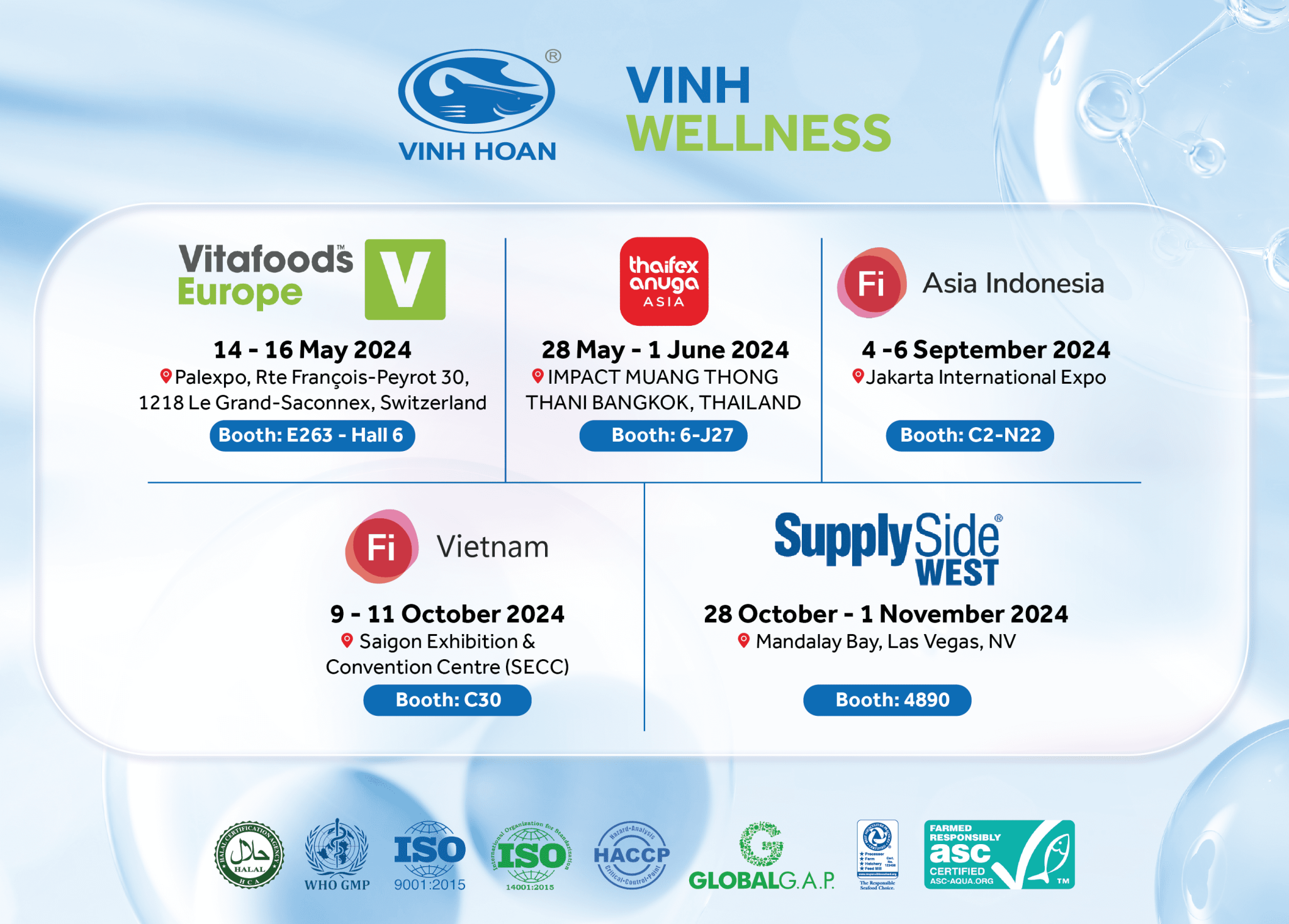 Embrace Collagen & Gelatin Full Potential: Join Us At These 2024 Global Exhibitions!